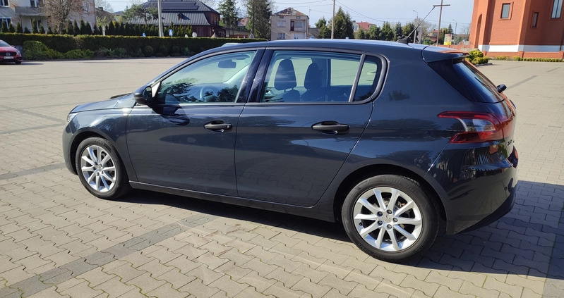 Peugeot 308 cena 35600 przebieg: 137000, rok produkcji 2017 z Łosice małe 137